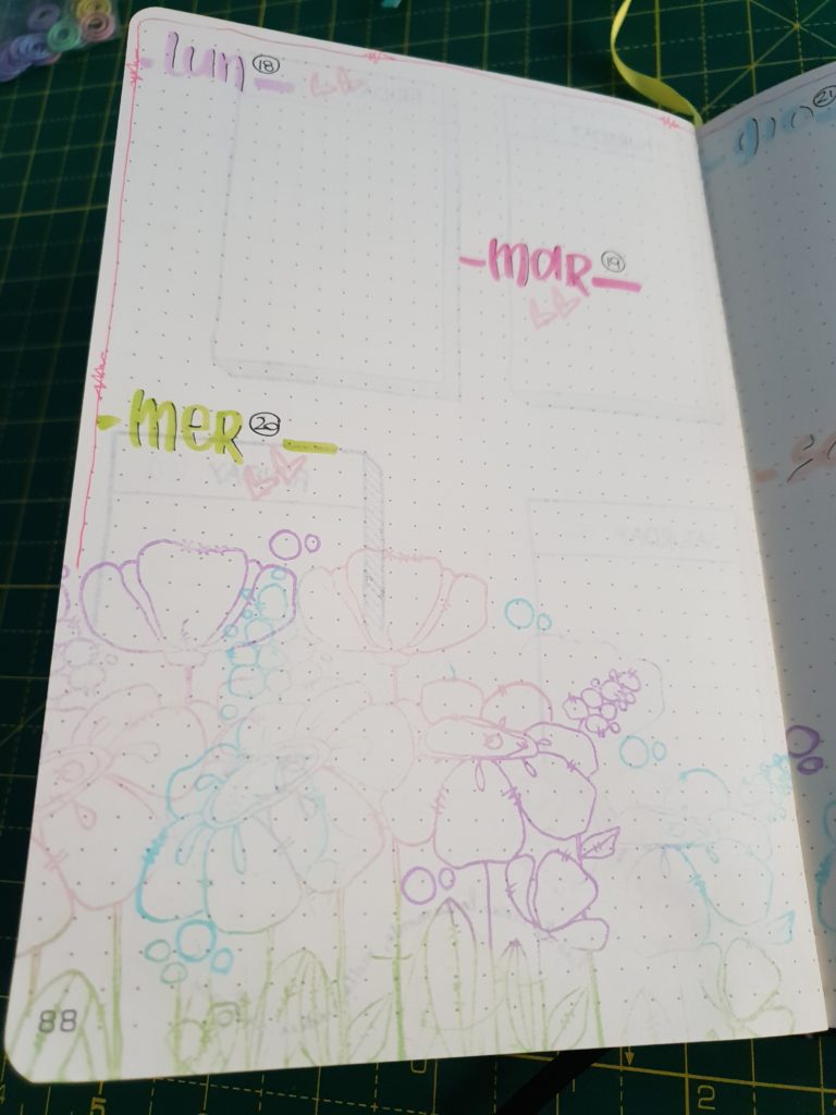 Bullet Journal giugno dettaglio Bullet Journal giugno dettaglio