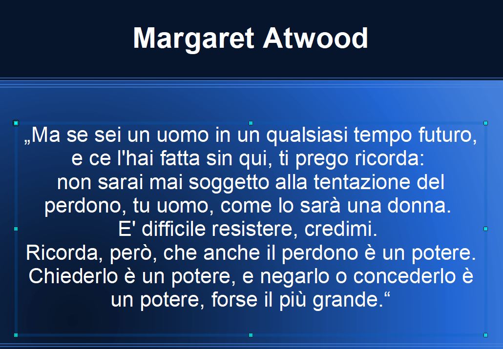 MARGARET ATWOOD