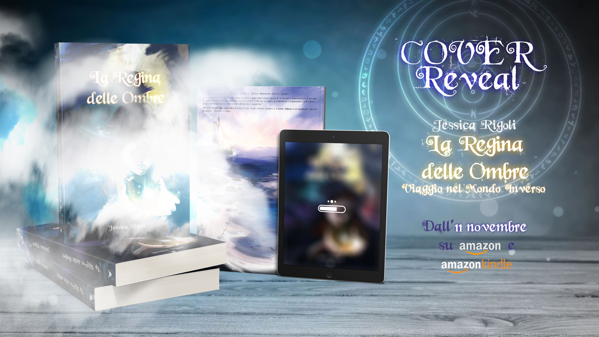 Cover Reveal – La Regina delle Ombre – Viaggio nel Mondo Inverso – Jessica Rigoli