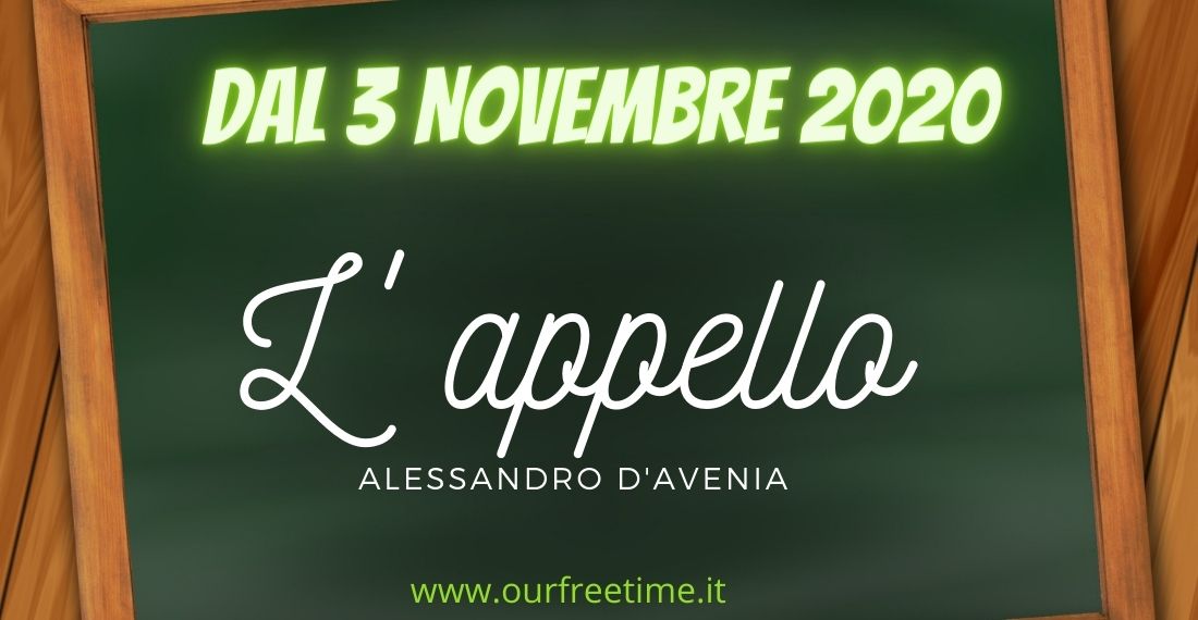 OurFreeTime “L’appello” di Alessandro D’Avenia